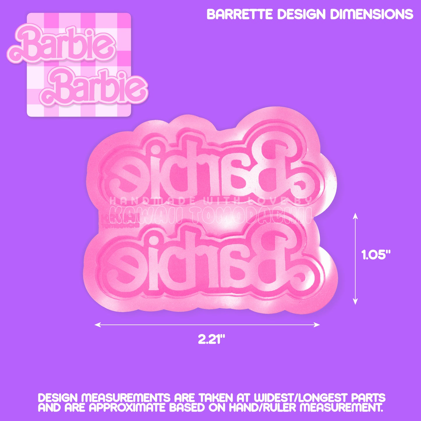 Doll Themed Barrette / Deco / Pendant Mold