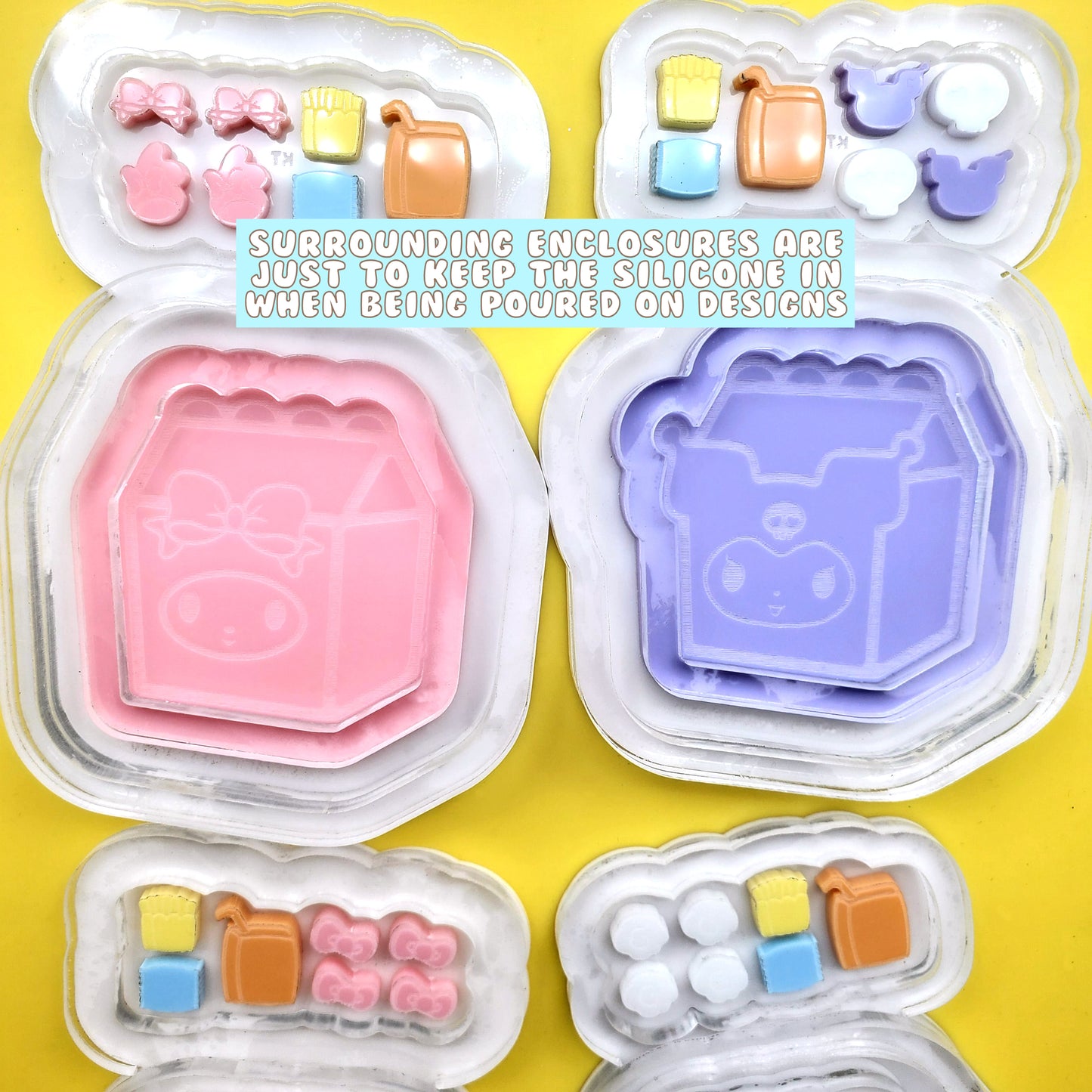 Happy Cuties Meal Box Shaker Mold Sets