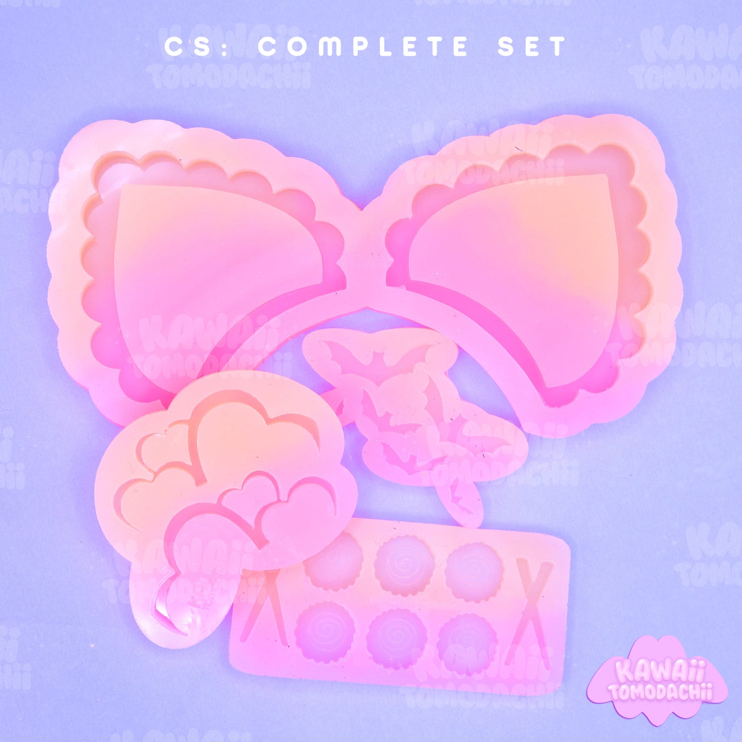 Kitty Ears (Shaker) Mold & Mold Sets For Making Kitty Ears Headband