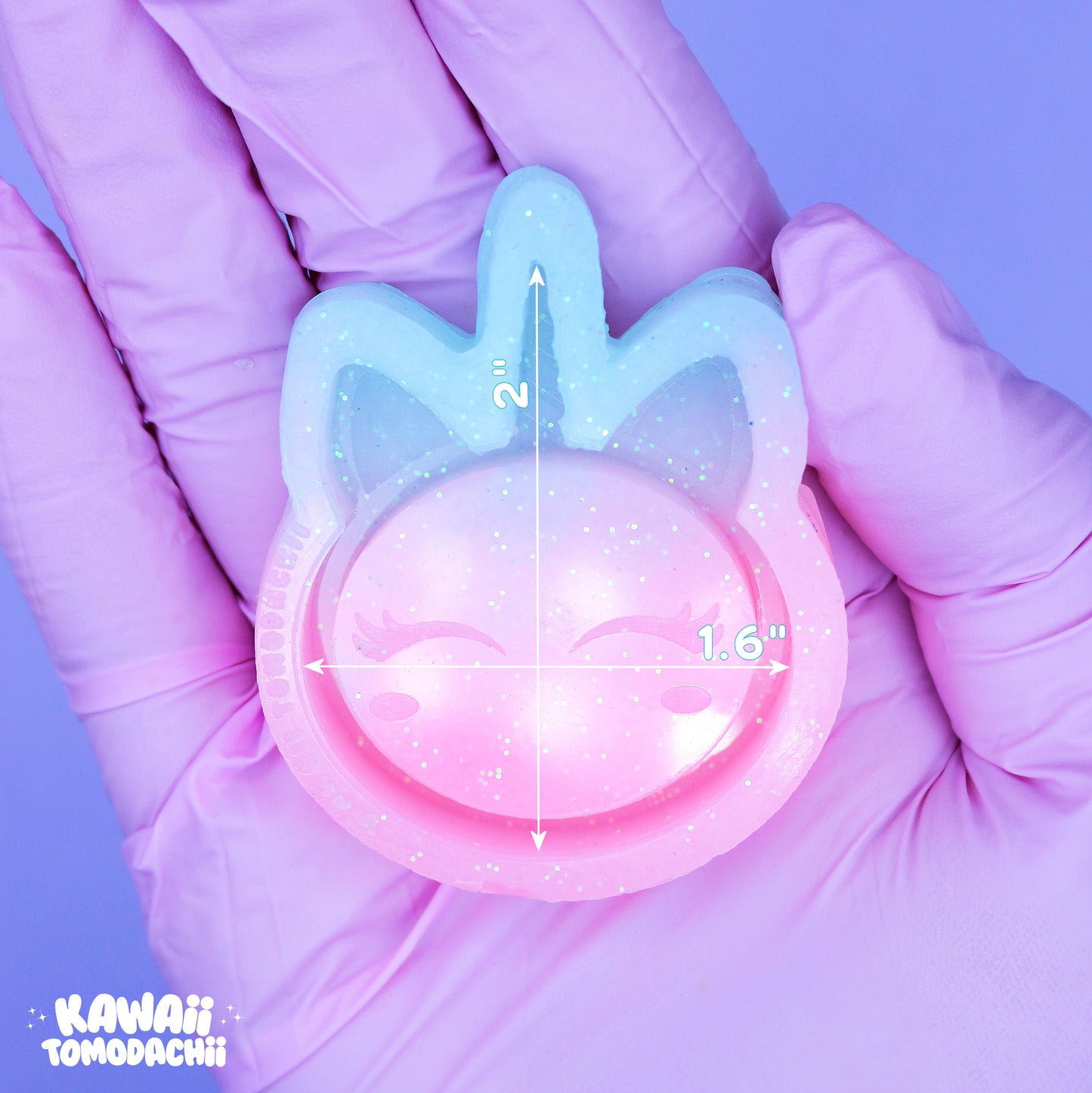 Unicorn Head Shaker Mold