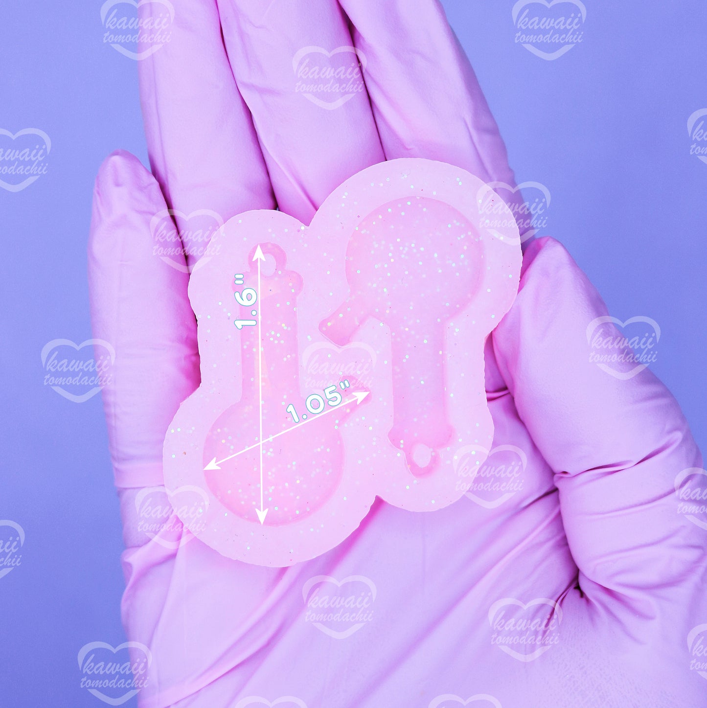 HOLOGRAPHIC Bong Earrings Mold