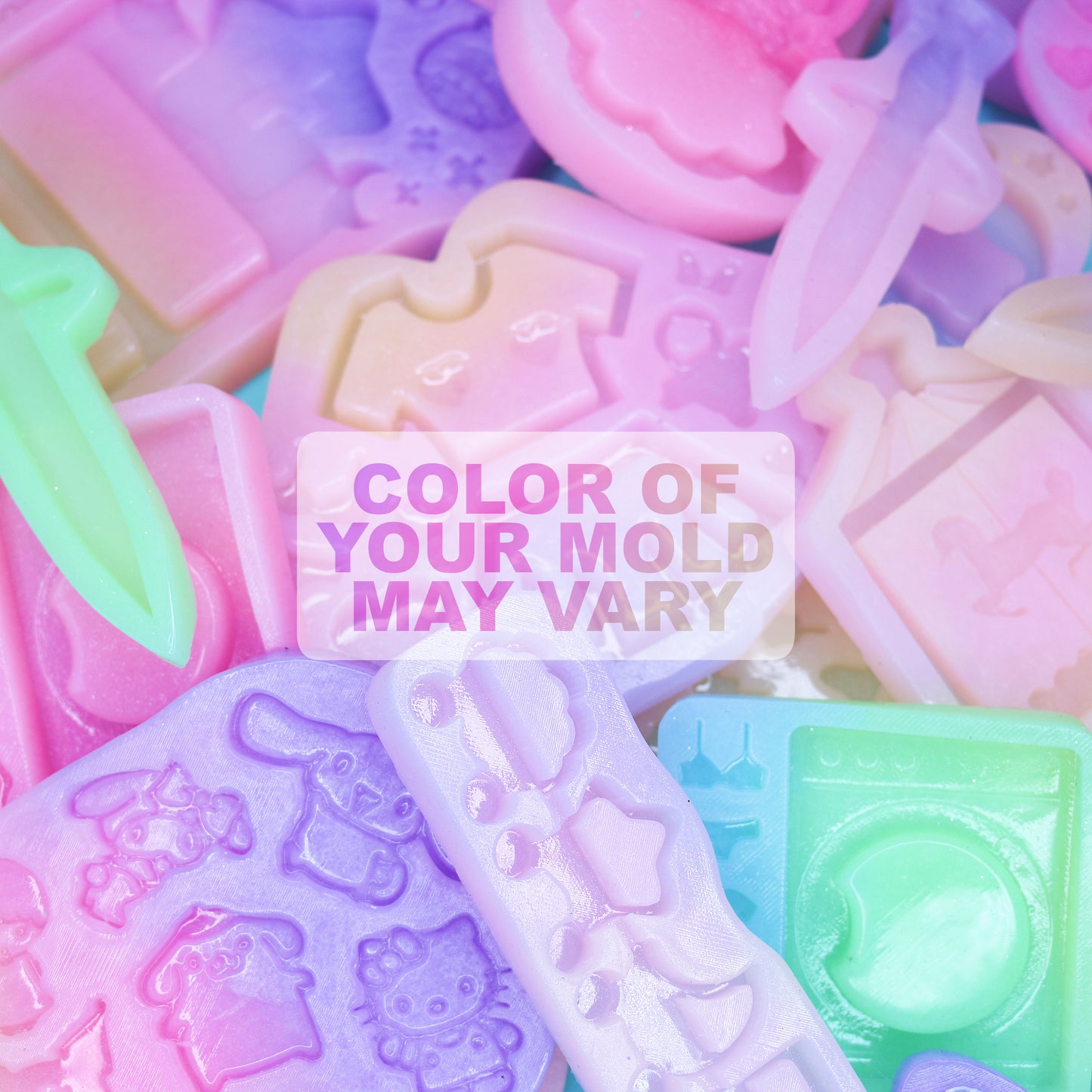 Plushies on Moons & Clouds Dangle Earrings & Bear Head Studs Mold