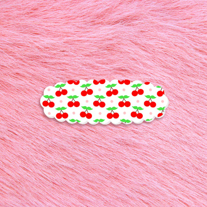 Cherry Barrette Silicone Mold