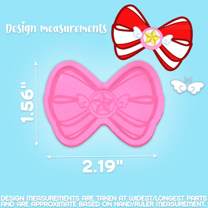 Magical Girl Bow Barrette Mold