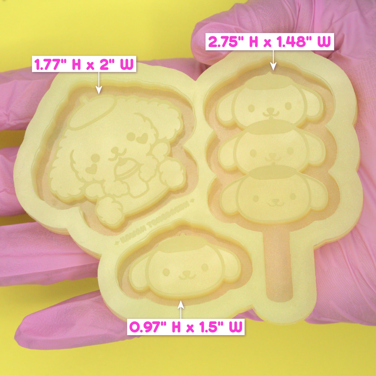 PUFFPUP CUTIE Shaker Style Silicone Mold For Resin Casting