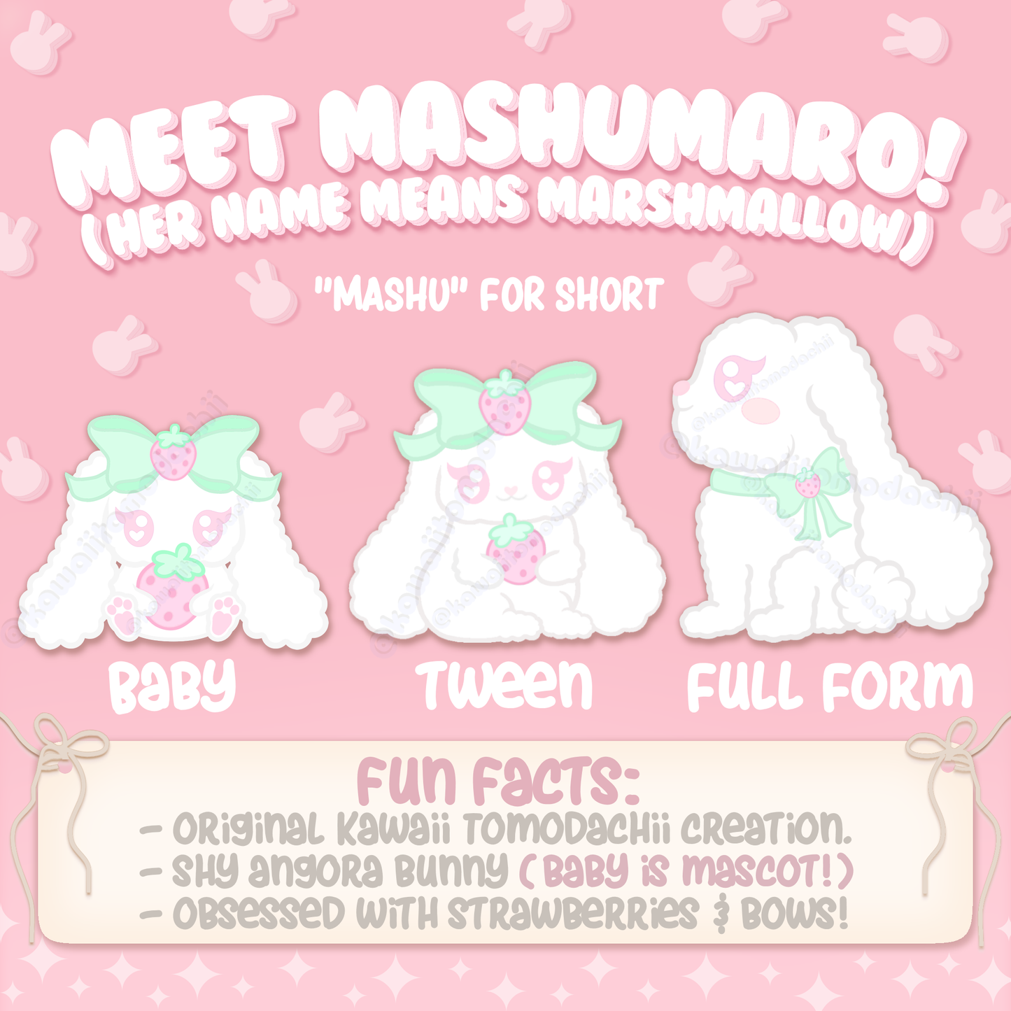 Mashu Deco Palette - Mashumaro The Marshmallow Bunny by KT