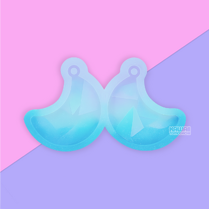 Holographic Moon Earring Mold