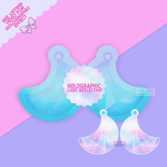 Holographic Moon Earring Mold