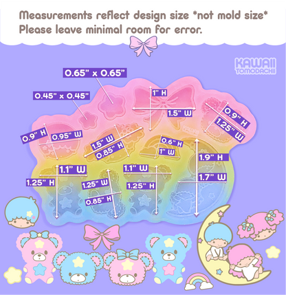 Lil Cuties Deco Palette Mold