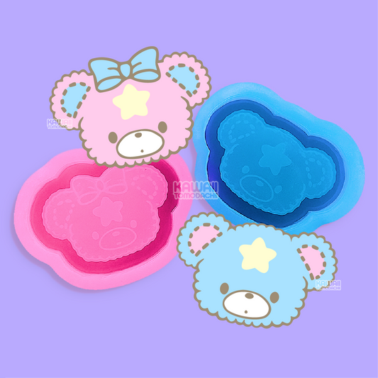 Kawaii Plush Bear Shaker Molds (YOU CHOOSE!)