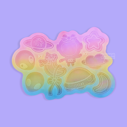 Space Galaxy Deco Palette Mold