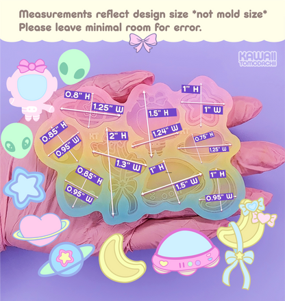 Space Galaxy Deco Palette Mold