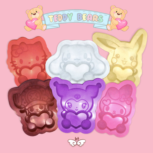 Teddy Bear Style Shaker Mold (YOU CHOOSE!)