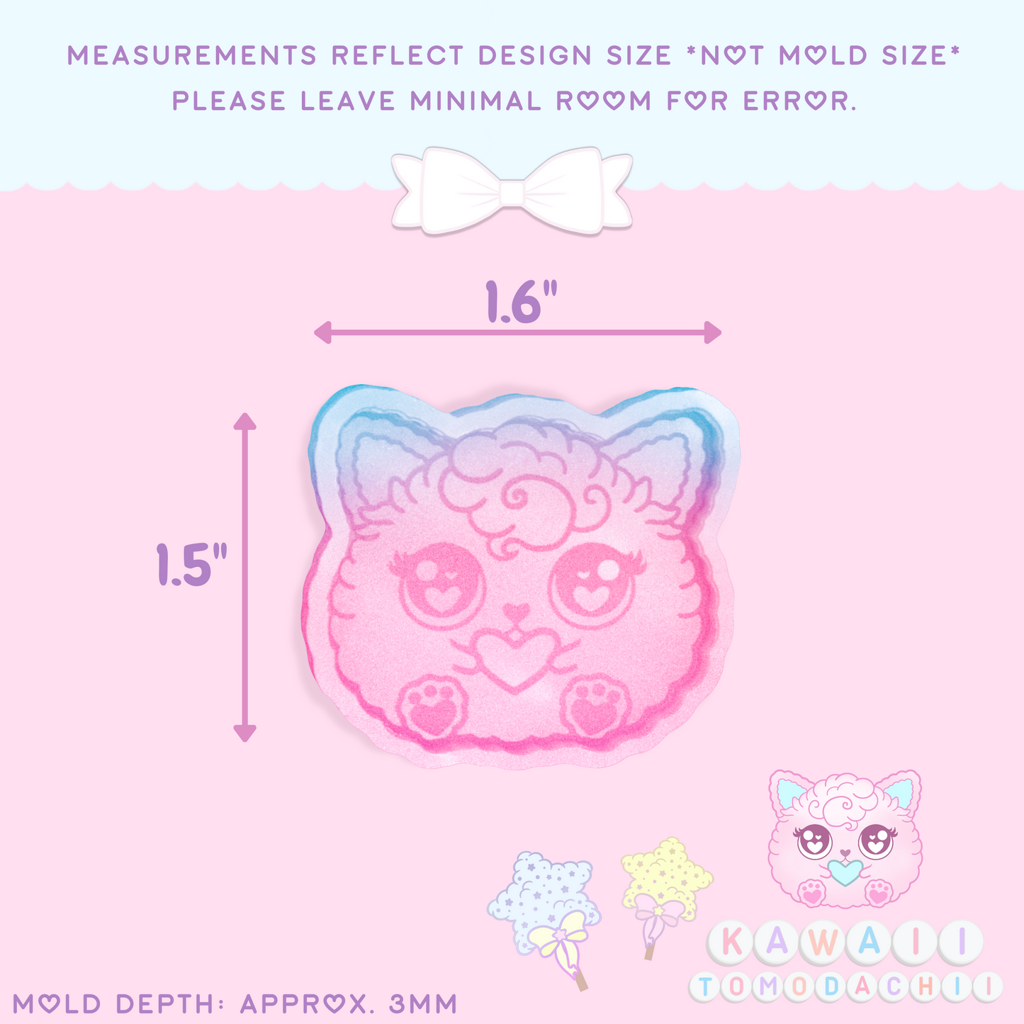 Kashi Kitty Earring & Deco Molds (YOU CHOOSE)