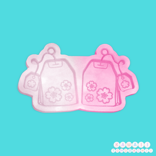 Sakura Cherry Blossom Teabag Earring Mold