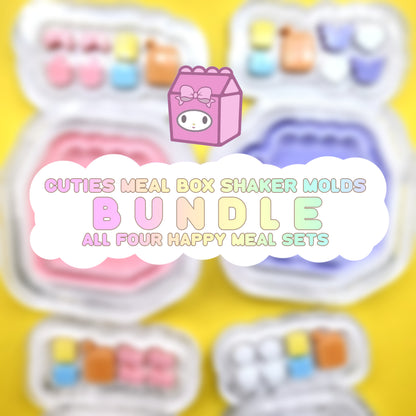 Happy Cuties Meal Box Set Molds (BUNDLE OF 4)