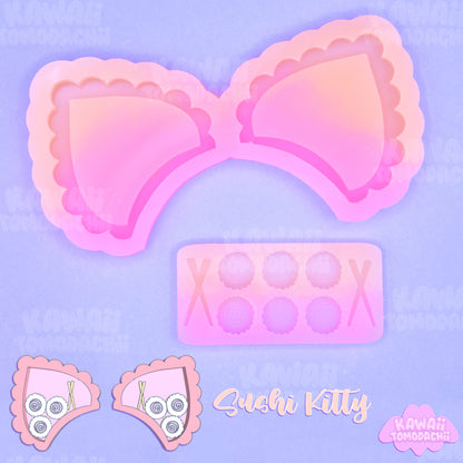 Kitty Ears (Shaker) Mold & Mold Sets For Making Kitty Ears Headband