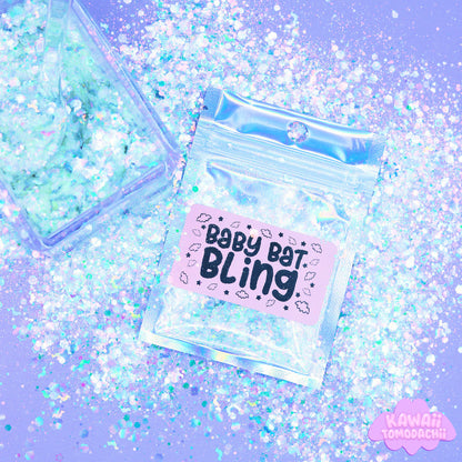 BABY BAT BLING! - Glitter Mix With Holographic Bats