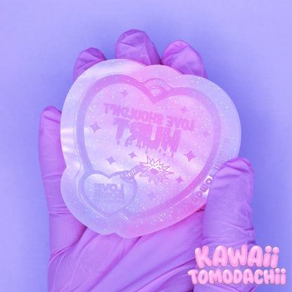 Love Bomb Awareness - Love Shouldn't Hurt Keychain/Charm Mold