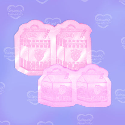 Strawberry Milk Earring Mold