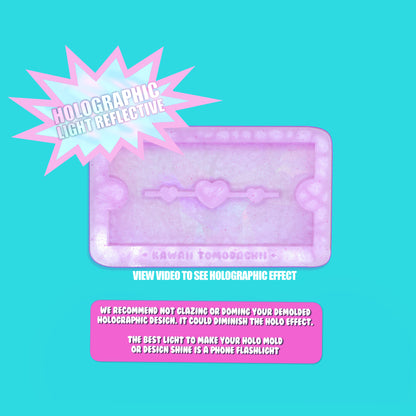 HOLOGRAPHIC Razor Blade Mold (Can Be Barrette)