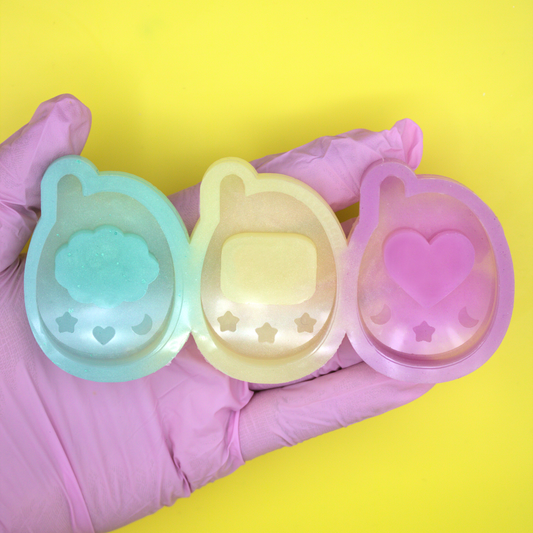 3 Tamagotchi Shaker Palette Mold